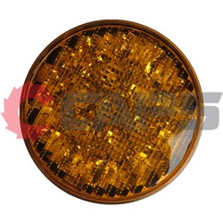 4" ROUND AMBER LED TURNING LIGHT HEAD