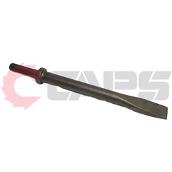 CHISEL FLAT 1" X 12" X 5/8" HEX SHANK T/S W SERIES CHIPPING HAMMER