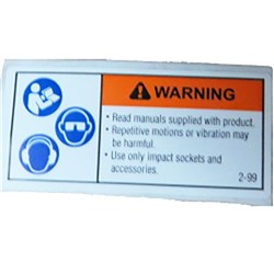 WARNING-2-99 LABEL