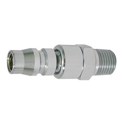 CAPS Japanese Style Coupling: 1/4" Male-Nitto Swivel Plug