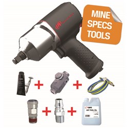 Ingersoll Rand 2135QI-H - MINE SPEC: 1/2" Quiet Air Impact Wrench, 700ft-lbs