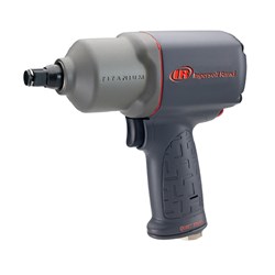 Ingersoll Rand 2135QTIMAX 1/2" Air Impact Wrench, 780 ft-Lbs Max Torque, Pistol Grip, Ring Retainer, Titanium Hammercase