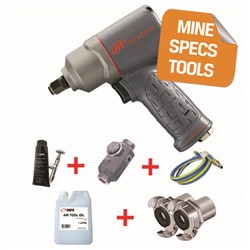Ingersoll Rand 2135TIMAX-HC - MINE SPEC: 1/2" Titanium Air Impact Wrench, 780 ft-lbs