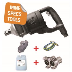 Ingersoll Rand 2925B2TI-HC - MINE SPEC: 1" Titanium Air Impact Wrench, 1,600ft-lbs