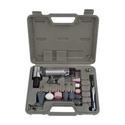 Ingersoll Rand 301BK: Air Angle Die Grinder Kit inc. 10 Mounted Grinding Tips