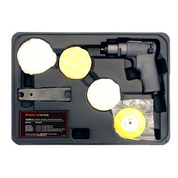 Ingersoll Rand 3129K: 3" (76mm) Mini Air Polisher Kit inc. 4 Pads