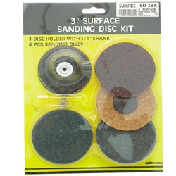 CAPS Sanding Discs:  C311130  3" Sanding Disc With Spindle