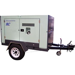 AIRMAN PDSF210SC-5C3-T: 210cfm Aftercooled Trailer Diesel Compressor