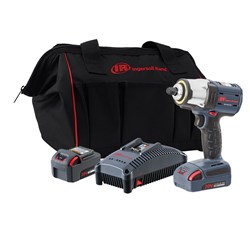 Ingersoll Rand W5153-K22-AUNZ: 1/2" 20V Cordless Impact Wrench Kit, 365ft-lbs