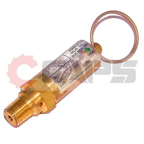 Safety Valve, Aftercooler - Ingersoll Rand Type 30 Compressor