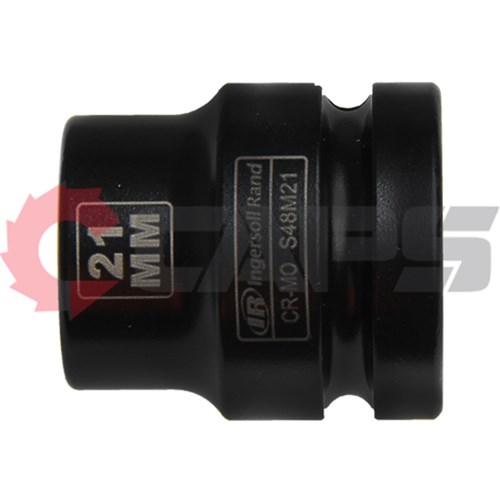 Impact Socket S48M21, 21mm Square Budd 1