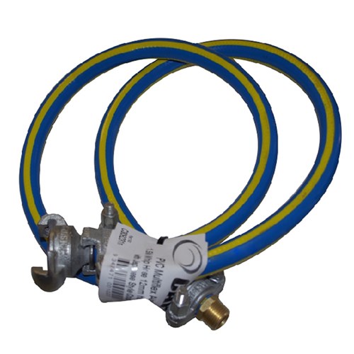 1/2BSP 1.5MT WHIP HOSE 12MM HOSE WITH CLAW COUPLING