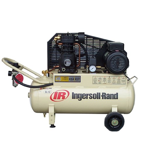 Ingersoll Rand EL17: 9.9cfm 125psi 240V Reciprocating Piston Air Compressor, 15 amp