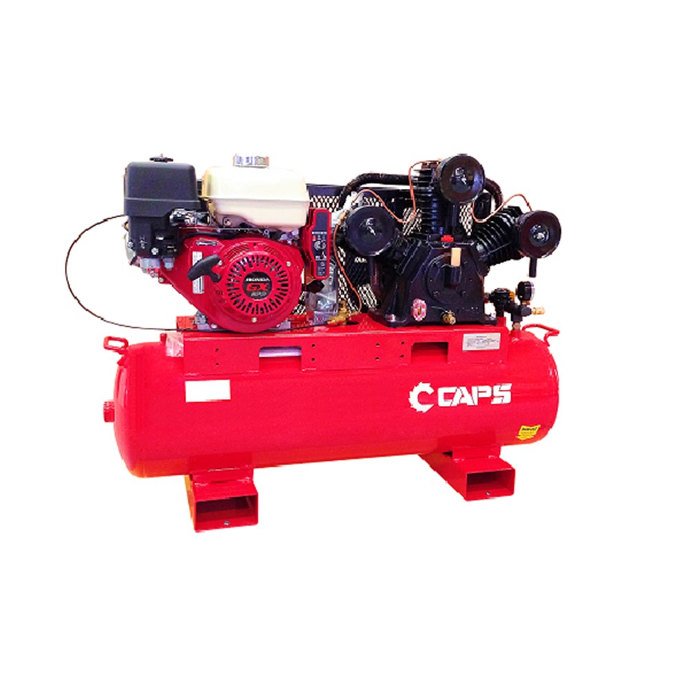CAPS 18cfm Petrol Piston Air Compressor, Electric Start CAPS Shop