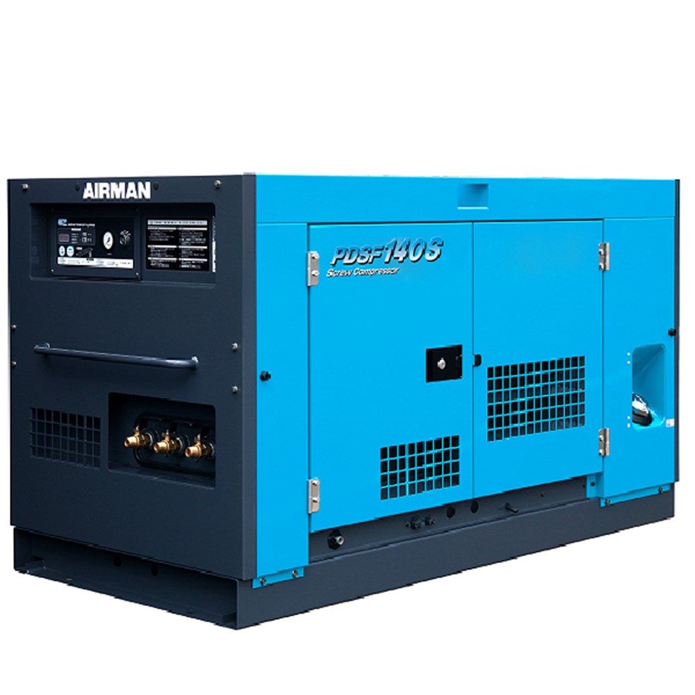 140cfm AIRMAN Portable Diesel Compressor PDSF140S5C3 CAPS Shop