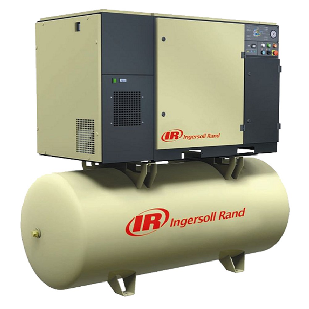 20hp Ingersoll Rand Tank Mounted Rotary Screw Air Compressor CAPS Shop